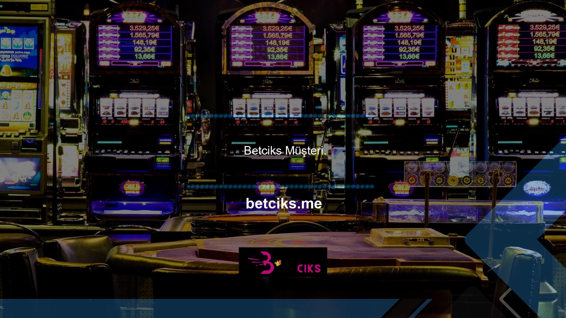 Betciks Casino Tasarımı