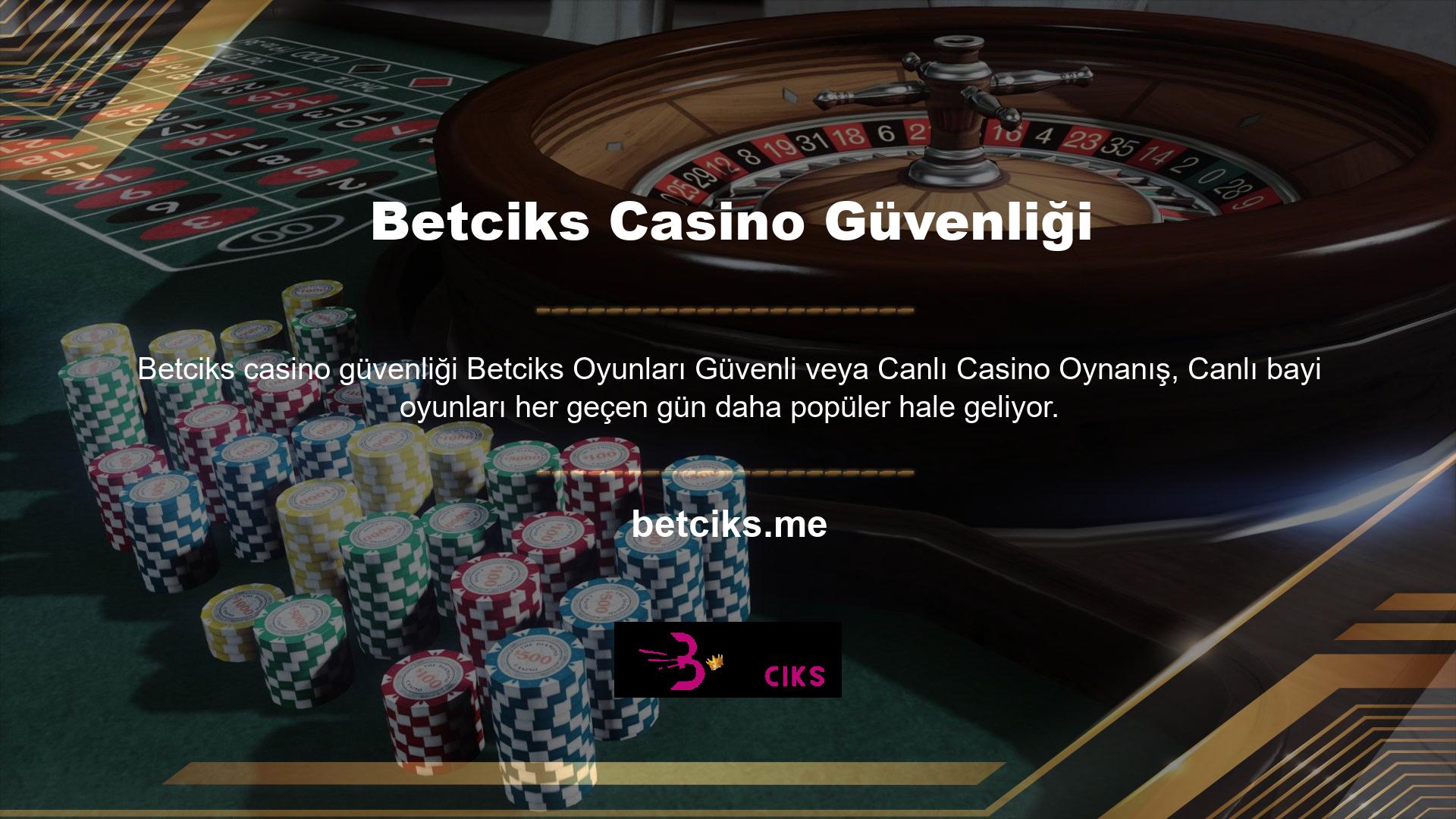 Betciks çevrimiçi casino oyunları dünyasında insanların neyi sevdiğini ve neyin popüler olduğunu anlama konusunda uzmandır